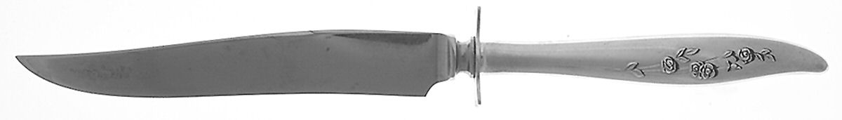 Young Love (Sterling, 1958) Small Carving Knife W/Sterling Guard by Oneida Silver-1