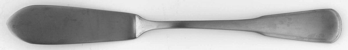 Yorktowne (Stainless) Flat Handle Master Butter Knife by Oneida Silver-1