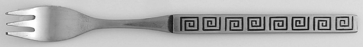 Zorba (Stainless) Cocktail/Seafood Fork by Oneida Silver-1