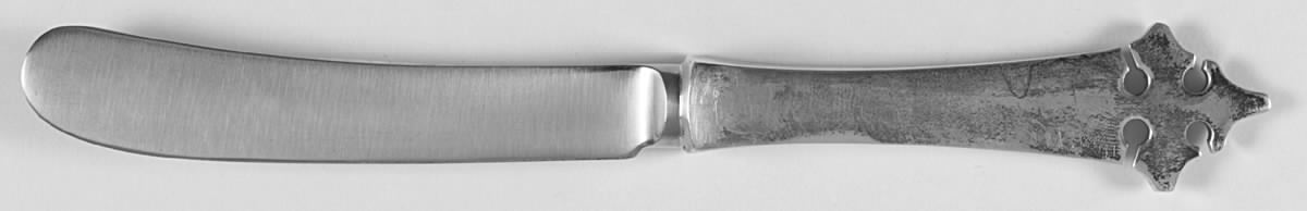 Crusader (1972) Solid Handle Paddle Butter Spreader by Old Newbury-1