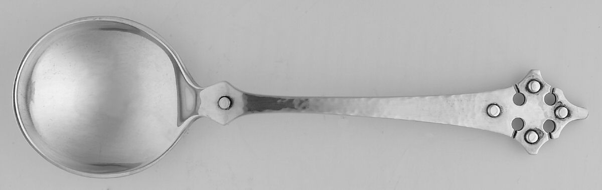 Crusader (1972) Round Bowl Soup Spoon (Cream Soup) by Old Newbury-1