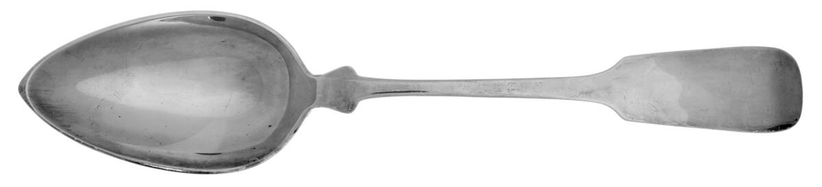 Fiddleback-Old (Sterling, 1810) Tablespoon (Serving Spoon) by Old Newbury-1