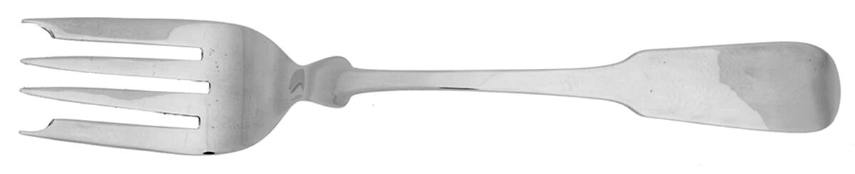 Fiddleback-Old (Sterling, 1810) Individual Salad Fork by Old Newbury-1