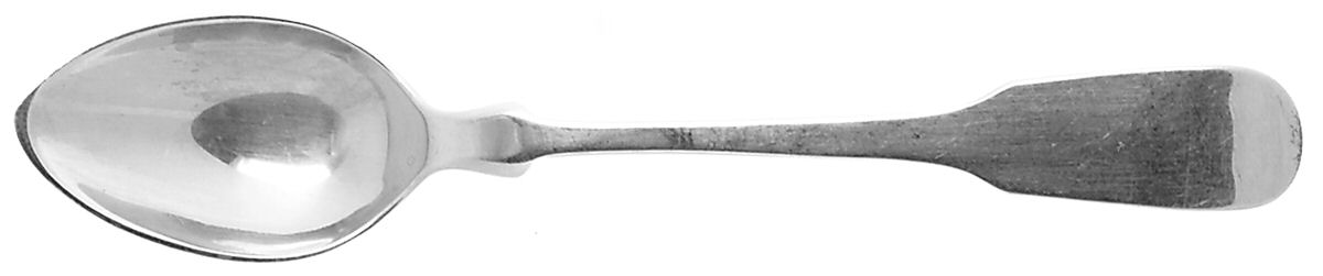 Fiddleback-Old (Sterling, 1810) Demitasse Spoon by Old Newbury-1