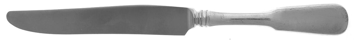 Fiddleback-Old (Sterling, 1810) New French Hollow Knife with Bolster by Old Newbury-1