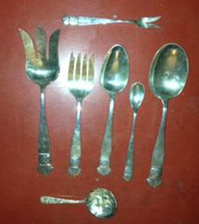 Grenada (Sterling, 1960) Tablespoon (Serving Spoon) by Old Newbury-1