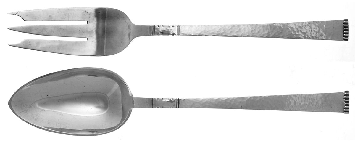 Karen (Sterling, 1939) Solid 2-Piece Vegetable Serving Set by Old Newbury-1