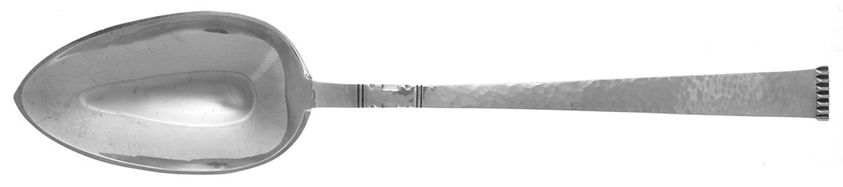 Karen (Sterling, 1939) Vegetable Serving Spoon (Solid) by Old Newbury-1