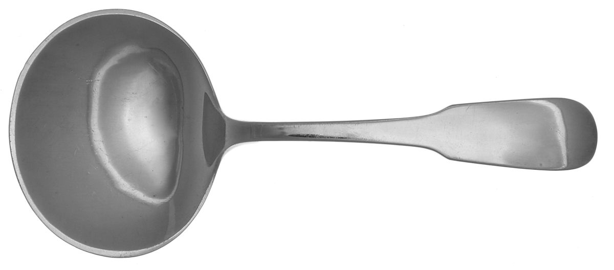 Moulton (Sterling, 1800) Almond Spoon, Solid Piece by Old Newbury-1