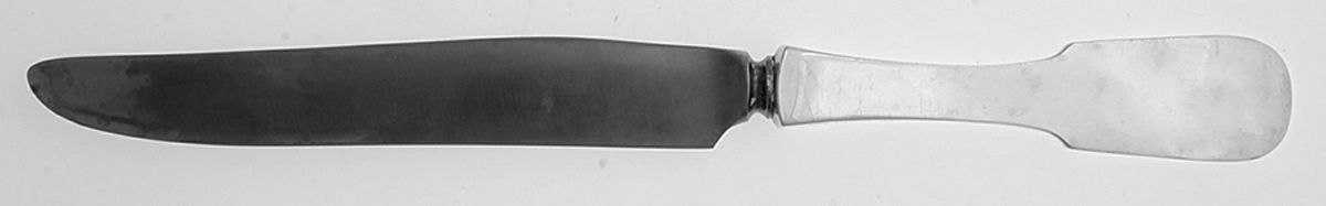 Moulton (Sterling, 1800) New French Solid Knife with Bolster by Old Newbury-1