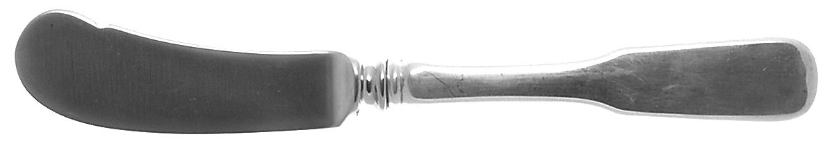 Moulton (Sterling, 1800) Butter Spreader Hollow Hdl-Paddle/Stainless Blade by Old Newbury-1