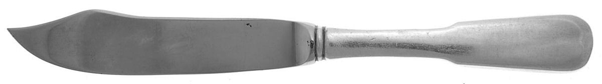 Moulton (Sterling, 1800) Individual Fish Knife with Stainless Blade by Old Newbury-1