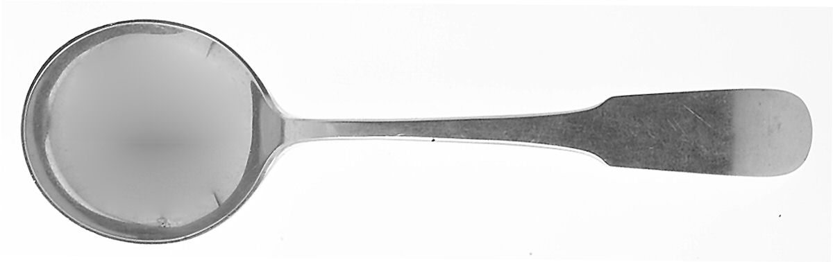 Moulton (Sterling, 1800) Round Bowl Soup Spoon (Cream Soup) by Old Newbury-1