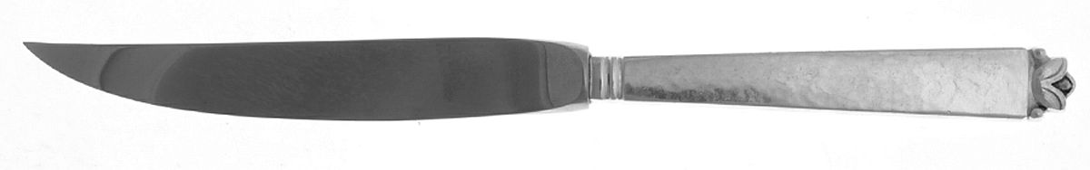 Oak Leaf (Sterling, 1939, No Signature Marks) Individual Steak Knife Hollow Handle by Old Newbury-1
