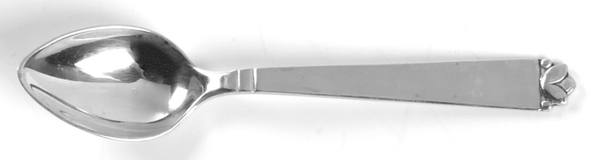 Oak Leaf (Sterling, 1939, No Signature Marks) Demitasse Spoon by Old Newbury-1