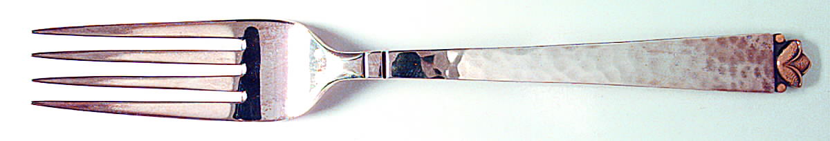 Oak Leaf Gold (Sterling, 1965, Gold Accent) Fork by Old Newbury-1