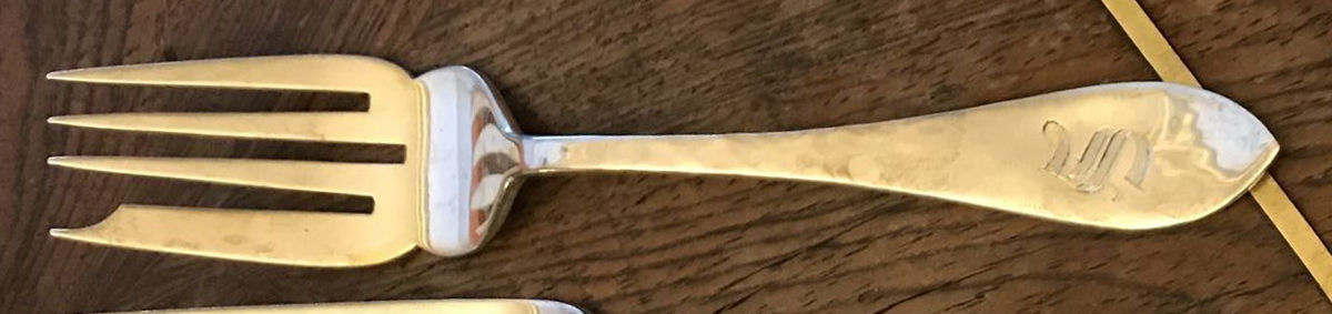 Old Newbury (Sterling, 1800) Pastry Fork by Old Newbury-1