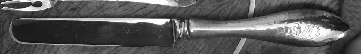 Old Newbury (Sterling, 1800) Old French Hollow Knife with Bolster by Old Newbury-1