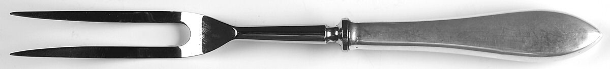 Old Newbury (Sterling, 1800) Small Steak Carving Fork with Stainless Prongs by Old Newbury-1