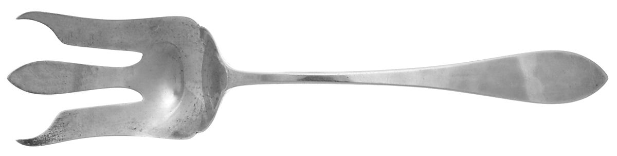 Old Newbury (Sterling, 1800) Oversize Solid Salad Servng Fork by Old Newbury-1