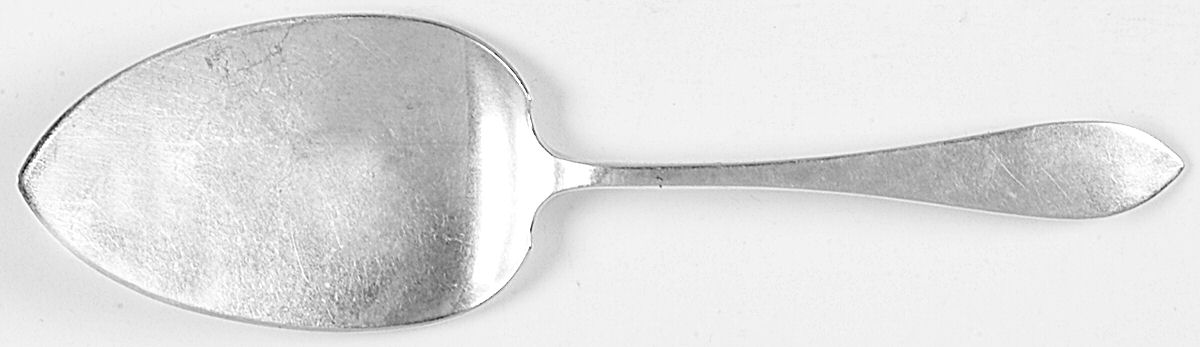 Old Newbury (Sterling, 1800) Large Solid Pierced Pie Knife by Old Newbury-1