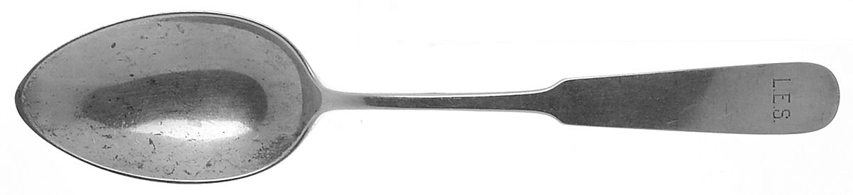 Panel Antique (1810) Tablespoon (Serving Spoon) by Old Newbury-1
