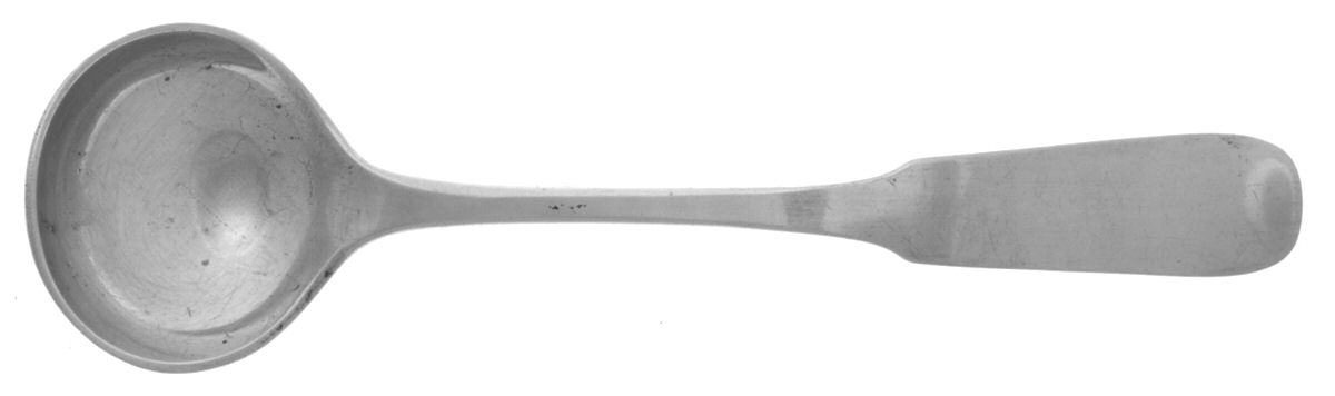 Panel Antique (1810) Ladle-Cream/Solid Piece-Small by Old Newbury-1