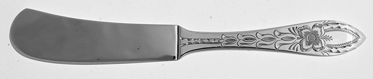 Paul Revere (Sterling, 1977) Flat Handle Butter Spreader by Old Newbury-1
