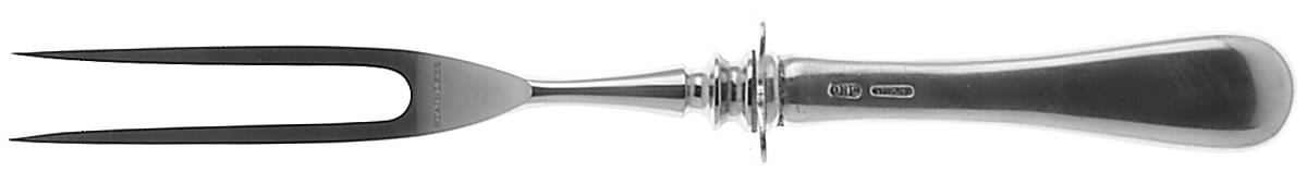 Wilton (Sterling) Small Steak Carving Fork with Stainless Prongs by Old Newbury-1