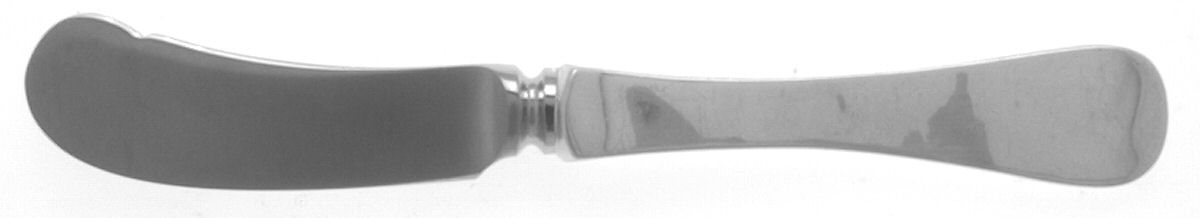 Windsor (Sterling, 1800) Solid Handle Paddle Butter Spreader by Old Newbury-1