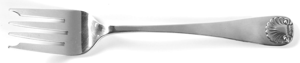 Windsor Shell (Sterling, 1967) Individual Salad Fork by Old Newbury-1