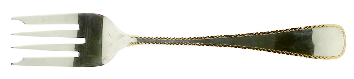 York (Sterling-Gold Ac 1976) Individual Salad Fork by Old Newbury-1
