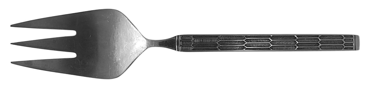 Aegean (Stainless) Medium Solid Cold Meat Serving Fork by Orleans-1