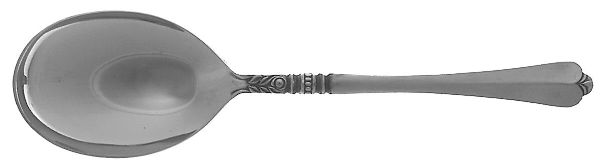 Cherie (Stainless) Solid Smooth Casserole Spoon by Orleans-1