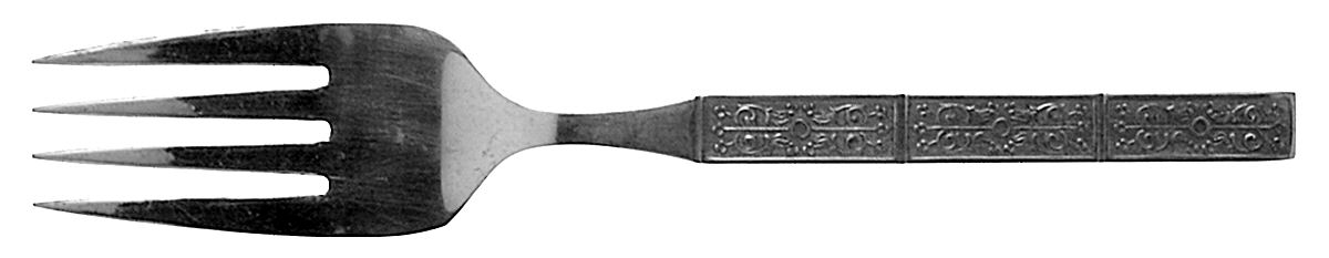 ORL16 (STAINLESS) Large Solid Cold Meat Serving Fork by Orleans-1