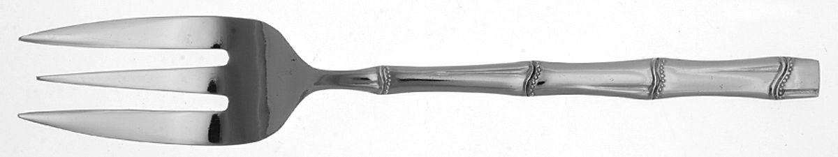 ORL23 (Stainless) Medium Solid Cold Meat Serving Fork by Orleans-1