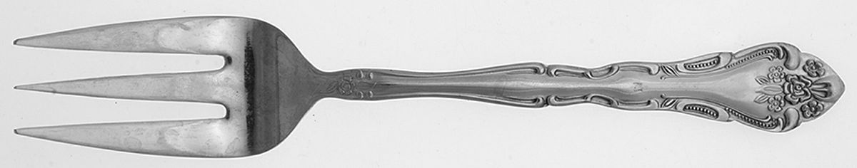 ORL26 (STAINLESS) Medium Solid Cold Meat Serving Fork by Orleans-1