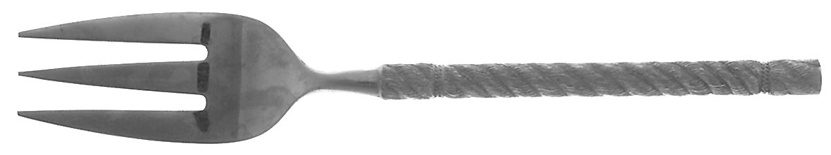Torsade (Stainless) Medium Solid Cold Meat Serving Fork by Orleans-1