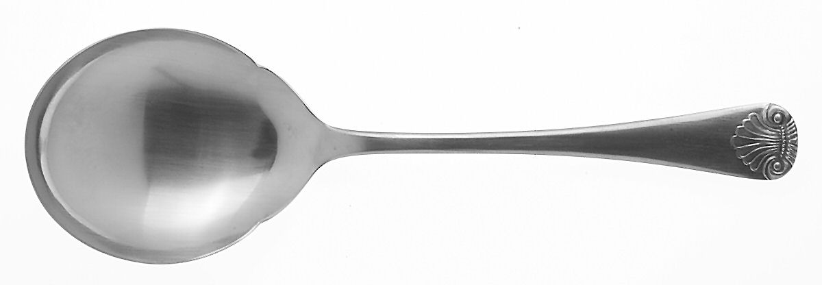 Balfour (Stainless) Solid Smooth Casserole Spoon by Oxford Hall-1