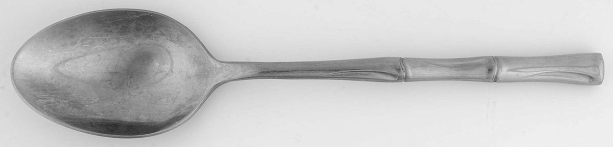 Bamboo (Stainless) Tablespoon (Serving Spoon) by Oxford Hall-1