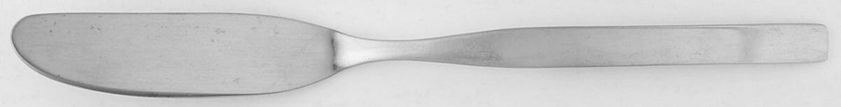 Bellport (Stainless) Flat Handle Master Butter Knife by Oxford Hall-1