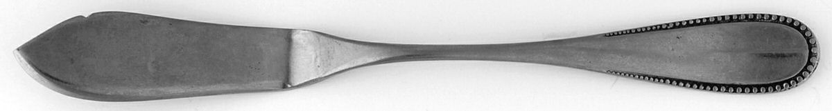 Crystal Palace (Stainless) Flat Handle Master Butter Knife by Oxford Hall-1