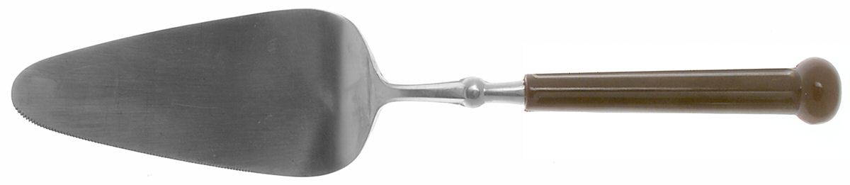 Fashion Wear-Brown (Stainless) Pie Server with Stainless Blade by Oxford Hall-1
