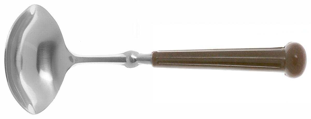 Fashion Wear-Brown (Stainless) Solid Gravy Ladle by Oxford Hall-1