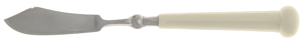 Fashion Wear-White (Stainless) Flat Handle Master Butter Knife by Oxford Hall-1