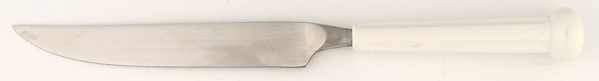 Fashion Wear-White (Stainless) Individual Steak Knife Hollow Handle by Oxford Hall-1