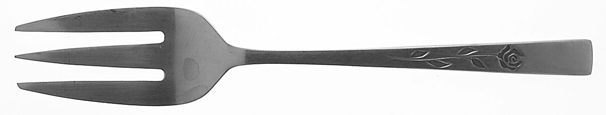 Florentine Rose (Stainless) Medium Solid Cold Meat Serving Fork by Oxford Hall-1