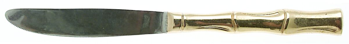 Golden Bamboo (Gold Electroplate) Modern Hollow Knife by Oxford Hall-1