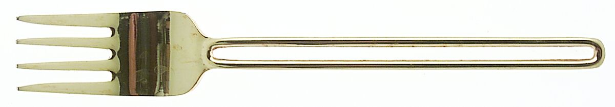 Golden Gap (Gold Electroplate) Individual Salad Fork by Oxford Hall-1