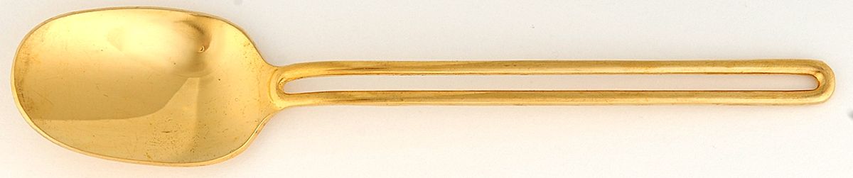Golden Gap (Gold Electroplate) Teaspoon by Oxford Hall-1